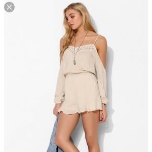 Urban Outfitters Cream Romper